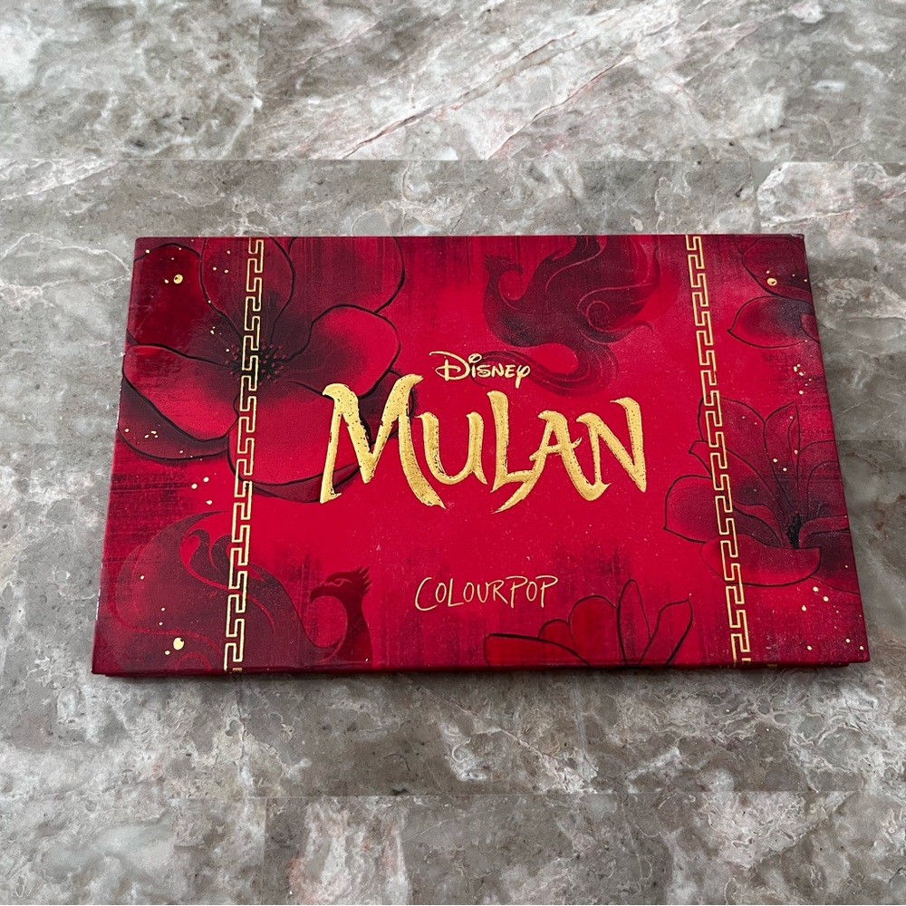 Colourpop limited edition Mulan palette